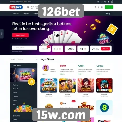 Experiência do usuário no site de jogos 126bet